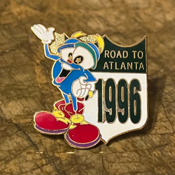 1996 Atlanta Olympic Pin ~ Road To Atlanta Series ~ Mascot IZZY - Picture 4 of 4